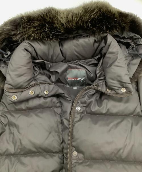 DUVETICA（デュベティカ）DUVETICA (デュベティカ) SHIPS (シップス) フォックスファーダウンコート ブラック サイズ:38の古着・服飾アイテム