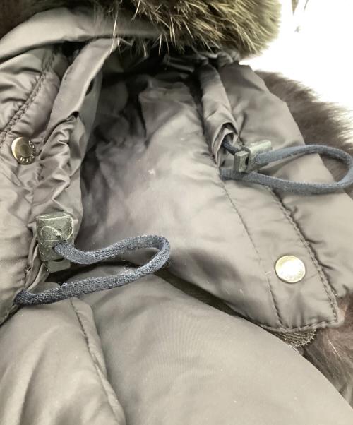 DUVETICA（デュベティカ）DUVETICA (デュベティカ) SHIPS (シップス) フォックスファーダウンコート ブラック サイズ:38の古着・服飾アイテム