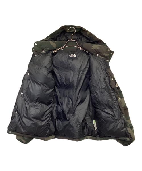 THE NORTH FACE（ザ ノース フェイス）THE NORTH FACE (ザ ノース フェイス) Novelty CAMP Sierra Short（ノベルティー キャンプ シエラ ショート）ダウンジャケット グリーン サイズ:Lの古着・服飾アイテム