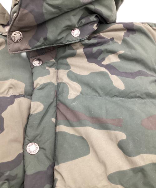 THE NORTH FACE（ザ ノース フェイス）THE NORTH FACE (ザ ノース フェイス) Novelty CAMP Sierra Short（ノベルティー キャンプ シエラ ショート）ダウンジャケット グリーン サイズ:Lの古着・服飾アイテム