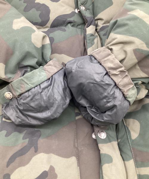 THE NORTH FACE（ザ ノース フェイス）THE NORTH FACE (ザ ノース フェイス) Novelty CAMP Sierra Short（ノベルティー キャンプ シエラ ショート）ダウンジャケット グリーン サイズ:Lの古着・服飾アイテム