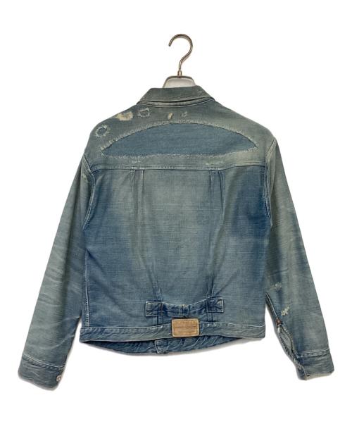 LEVI'S VINTAGE CLOTHING（リーバイス ビンテージ クロージング）LEVI'S VINTAGE CLOTHING (リーバイス ビンテージ クロージング) 1880 TRIPLE PLEAT BLOUSE GOOSE EGG ブルー サイズ:XSの古着・服飾アイテム