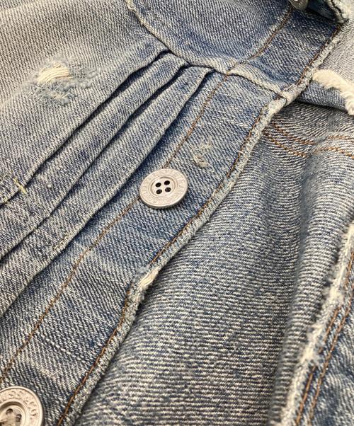 LEVI'S VINTAGE CLOTHING（リーバイス ビンテージ クロージング）LEVI'S VINTAGE CLOTHING (リーバイス ビンテージ クロージング) 1880 TRIPLE PLEAT BLOUSE GOOSE EGG ブルー サイズ:XSの古着・服飾アイテム