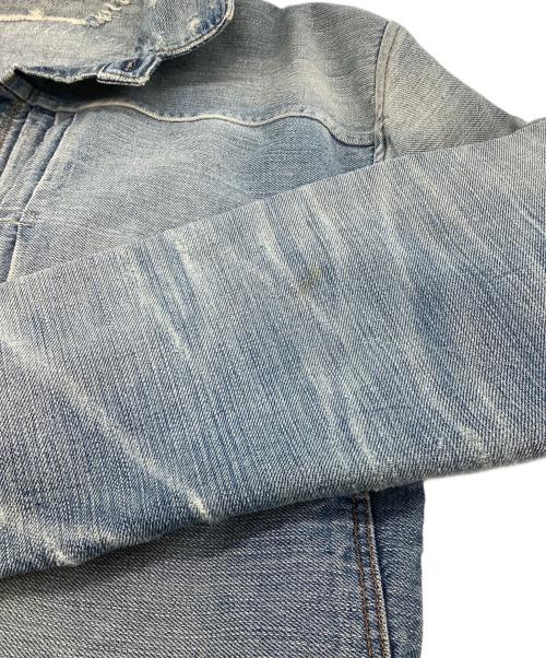 LEVI'S VINTAGE CLOTHING（リーバイス ビンテージ クロージング）LEVI'S VINTAGE CLOTHING (リーバイス ビンテージ クロージング) 1880 TRIPLE PLEAT BLOUSE GOOSE EGG ブルー サイズ:XSの古着・服飾アイテム