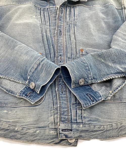 LEVI'S VINTAGE CLOTHING（リーバイス ビンテージ クロージング）LEVI'S VINTAGE CLOTHING (リーバイス ビンテージ クロージング) 1880 TRIPLE PLEAT BLOUSE GOOSE EGG ブルー サイズ:XSの古着・服飾アイテム