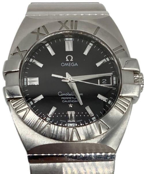 OMEGA（オメガ）OMEGA (オメガ) CONSTELLATION DOUBLE EAGLE（コンステレーション ダブル イーグル）クォーツ 腕時計 ブラックの古着・服飾アイテム