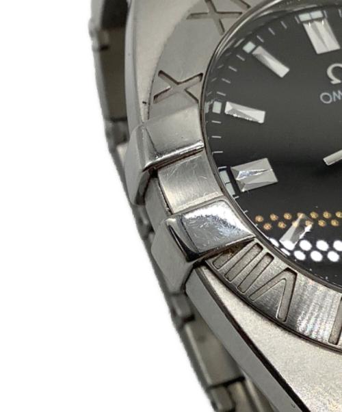 OMEGA（オメガ）OMEGA (オメガ) CONSTELLATION DOUBLE EAGLE（コンステレーション ダブル イーグル）クォーツ 腕時計 ブラックの古着・服飾アイテム