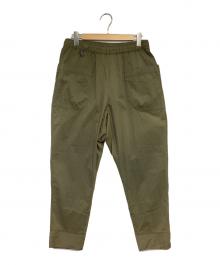 AXESQUIN ELEMENTS（アクシーズクイン エレメンツ）の古着「ストライプのパンツ」｜グリーン