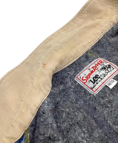 LEE（リー）LEE (リー) STORM RIDER（ストーム ライダー）デニムジャケット ブルー×アイボリー サイズ:46の古着・服飾アイテム