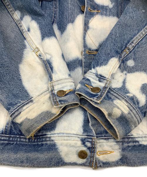 LEE（リー）LEE (リー) STORM RIDER（ストーム ライダー）デニムジャケット ブルー×アイボリー サイズ:46の古着・服飾アイテム