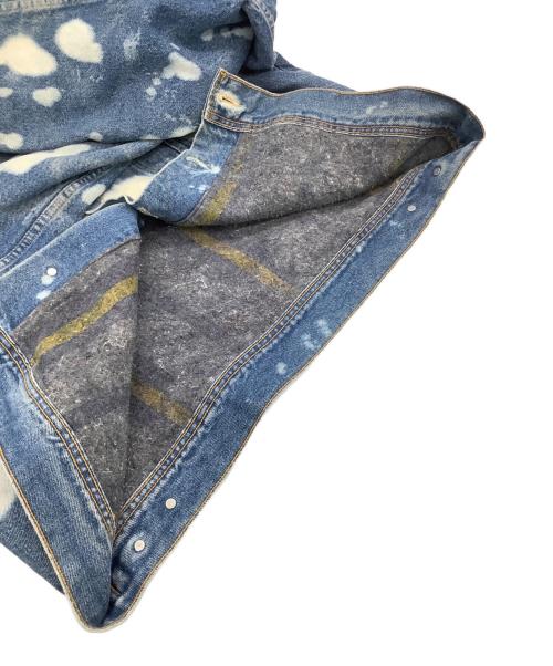 LEE（リー）LEE (リー) STORM RIDER（ストーム ライダー）デニムジャケット ブルー×アイボリー サイズ:46の古着・服飾アイテム