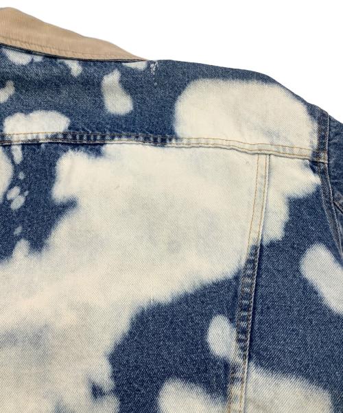 LEE（リー）LEE (リー) STORM RIDER（ストーム ライダー）デニムジャケット ブルー×アイボリー サイズ:46の古着・服飾アイテム