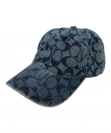 中古・古着通販】COACH (コーチ) シグネチャー デニム キャップ