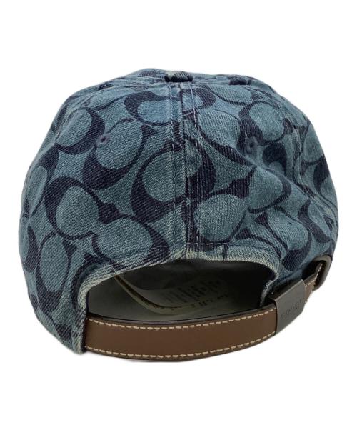 COACH（コーチ）COACH (コーチ) シグネチャー デニム キャップ インディゴの古着・服飾アイテム