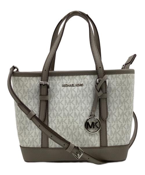 MICHAEL KORS（マイケル・コース）MICHAEL KORS (マイケル・コース) 2WAYバッグ グレーの古着・服飾アイテム