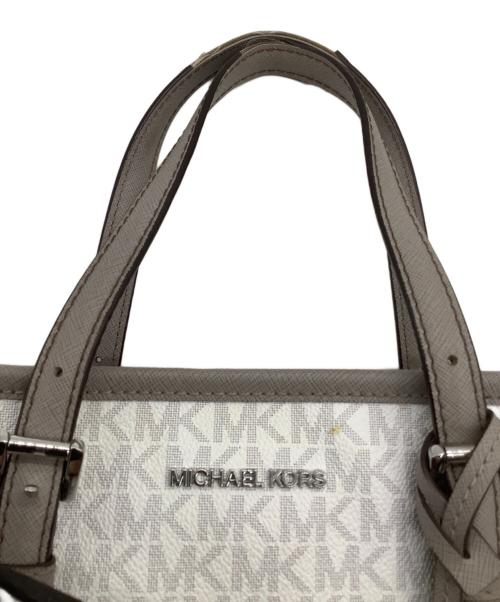 MICHAEL KORS（マイケル・コース）MICHAEL KORS (マイケル・コース) 2WAYバッグ グレーの古着・服飾アイテム
