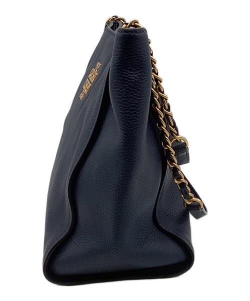TORY BURCH（トリーバーチ）TORY BURCH (トリーバーチ) チェーンショルダーバッグ ネイビーの古着・服飾アイテム