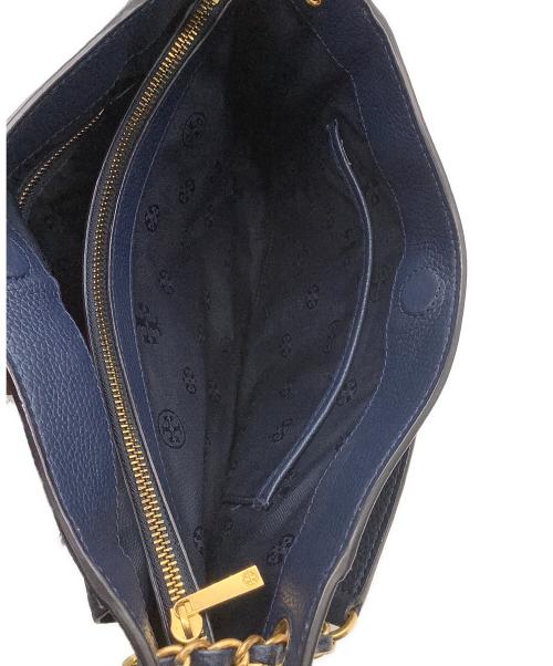 TORY BURCH（トリーバーチ）TORY BURCH (トリーバーチ) チェーンショルダーバッグ ネイビーの古着・服飾アイテム