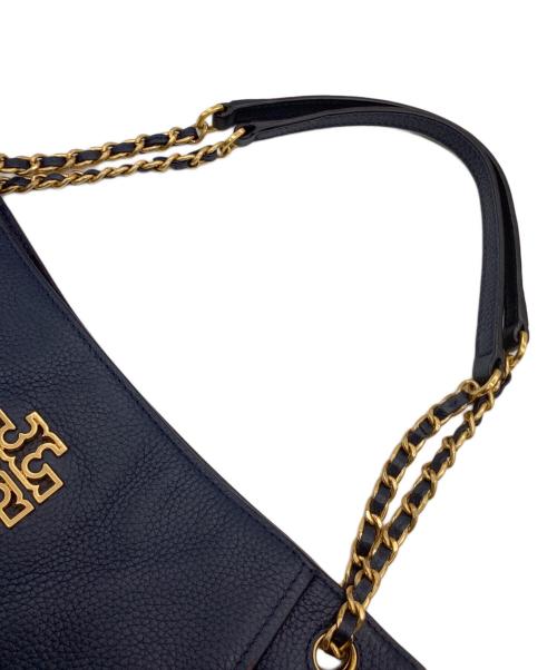 TORY BURCH（トリーバーチ）TORY BURCH (トリーバーチ) チェーンショルダーバッグ ネイビーの古着・服飾アイテム