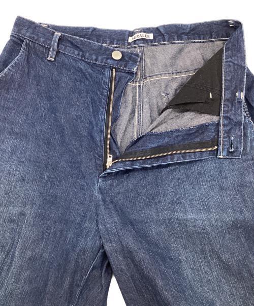 AURALEE（オーラリー）AURALEE (オーラリー) HARD TWIST LIGHT DENIM PANTS（ハード ツイスト ライト デニムパンツ） インディゴ サイズ:3の古着・服飾アイテム