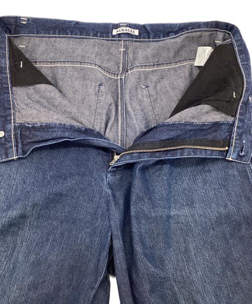 AURALEE（オーラリー）AURALEE (オーラリー) HARD TWIST LIGHT DENIM PANTS（ハード ツイスト ライト デニムパンツ） インディゴ サイズ:3の古着・服飾アイテム