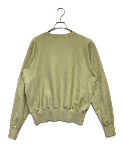 AURALEE（オーラリー）AURALEE (オーラリー) ELASTIC HIGH GAUGE SWEAT P/O（エラスティック ハイゲージ スウェット プルオーバー） イエロー サイズ:3の古着・服飾アイテム