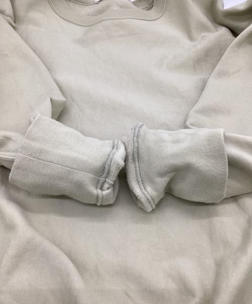 AURALEE（オーラリー）AURALEE (オーラリー) ELASTIC HIGH GAUGE SWEAT P/O（エラスティック ハイゲージ スウェット プルオーバー） イエロー サイズ:3の古着・服飾アイテム