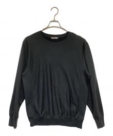 AURALEE（オーラリー）の古着「SUPER HIGH GAUGE NAPPED SWEAT P/O（スーパー ハイゲージ ナップド スウェット プルオーバー）」｜グレー