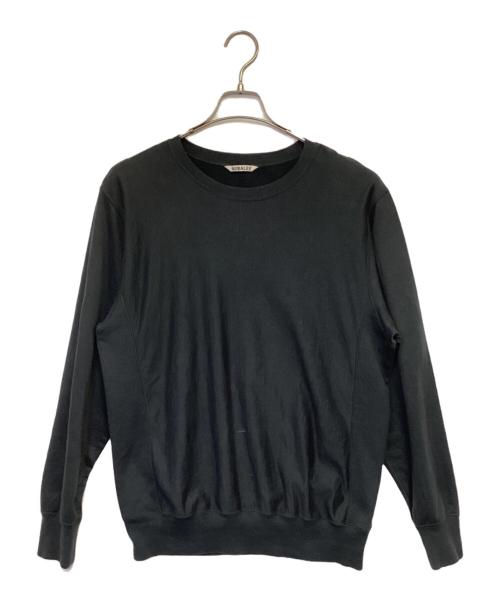 AURALEE（オーラリー）AURALEE (オーラリー) SUPER HIGH GAUGE NAPPED SWEAT P/O（スーパー ハイゲージ ナップド スウェット プルオーバー） グレー サイズ:3の古着・服飾アイテム