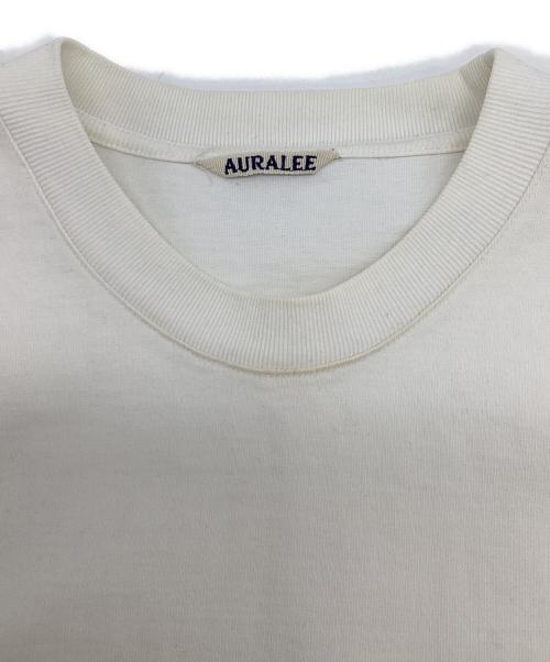 AURALEE（オーラリー）AURALEE (オーラリー) STAND UP TEE（スタンド アップ Tシャツ） ホワイト サイズ:3の古着・服飾アイテム