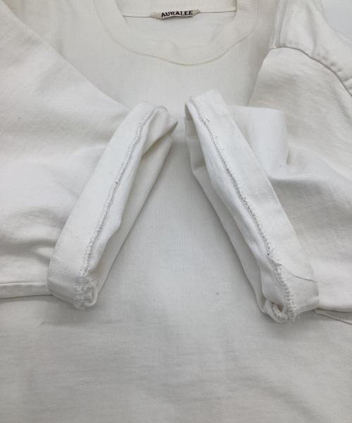 AURALEE（オーラリー）AURALEE (オーラリー) STAND UP TEE（スタンド アップ Tシャツ） ホワイト サイズ:3の古着・服飾アイテム