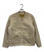 acanthusアカンサス）の古着「フェイクムートンジャケット」｜ベージュ