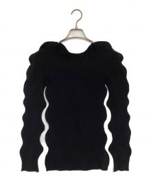 ISSEY MIYAKE A-POC INSIDE（イッセイミヤケ エポックインサイド）の古着「長袖カットソー」｜ブラック