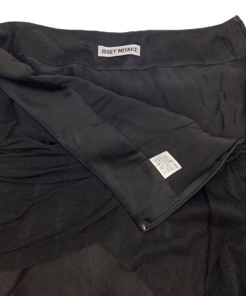 ISSEY MIYAKE（イッセイミヤケ）ISSEY MIYAKE (イッセイミヤケ) チュールスカート ブラック サイズ:3の古着・服飾アイテム
