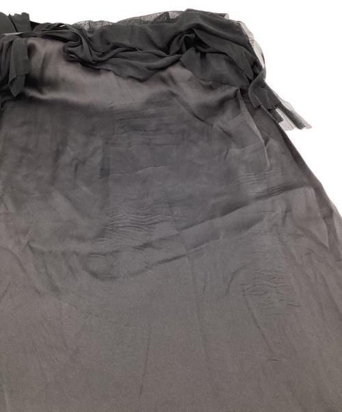 ISSEY MIYAKE（イッセイミヤケ）ISSEY MIYAKE (イッセイミヤケ) チュールスカート ブラック サイズ:3の古着・服飾アイテム