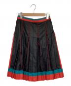 ISSEY MIYAKE FETEイッセイミヤケフェット）の古着「プリーツスカート」｜マルチカラー