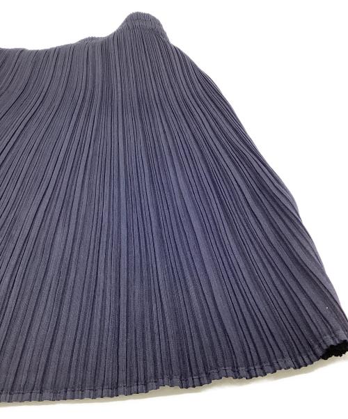 PLEATS PLEASE（プリーツプリーズ）PLEATS PLEASE (プリーツプリーズ) プリーツ スカート ネイビー サイズ:4（実寸値要確認）の古着・服飾アイテム