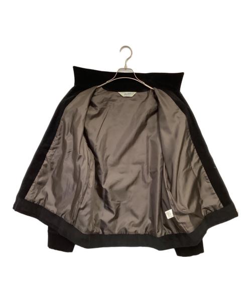 BACKERS（バッカーズ）BACKERS (バッカーズ) 刺繍入りコーデュロイジャケット ブラック サイズ:Lの古着・服飾アイテム