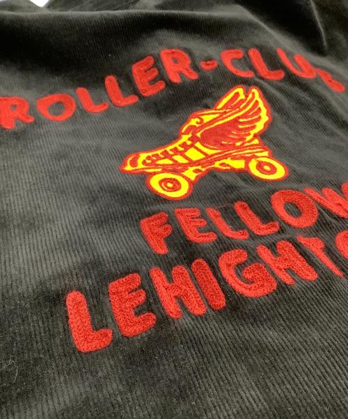 BACKERS（バッカーズ）BACKERS (バッカーズ) 刺繍入りコーデュロイジャケット ブラック サイズ:Lの古着・服飾アイテム