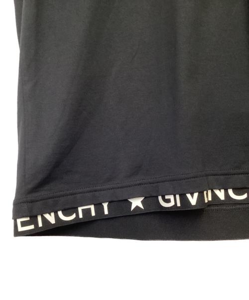 GIVENCHY（ジバンシィ）GIVENCHY (ジバンシィ) ロゴバンド Tシャツ ブラック×ホワイト サイズ:Mの古着・服飾アイテム