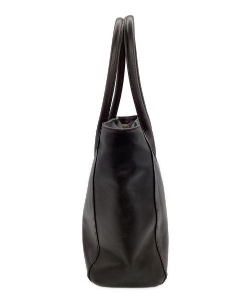 MOTHERHOUSE（マザーハウス）MOTHERHOUSE (マザーハウス) レザートートバッグ ダークブラウンの古着・服飾アイテム