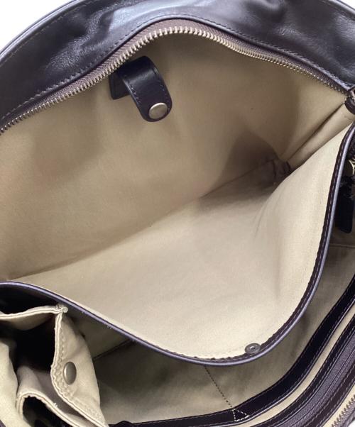 MOTHERHOUSE（マザーハウス）MOTHERHOUSE (マザーハウス) レザートートバッグ ダークブラウンの古着・服飾アイテム