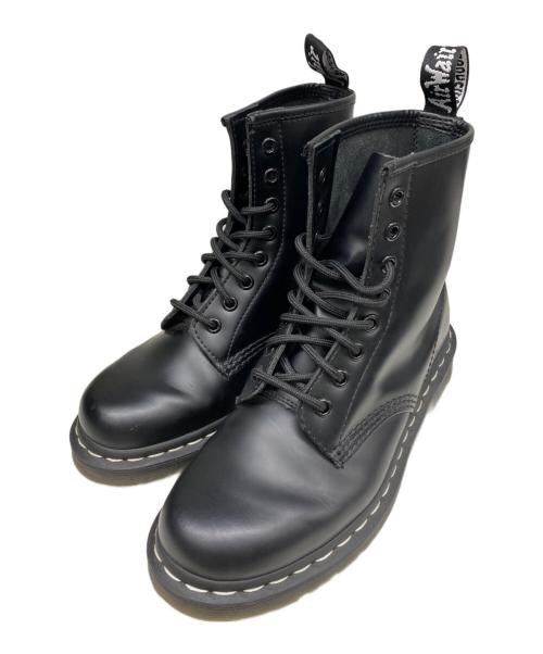 Dr.Martens（ドクターマーチン）Dr.Martens (ドクターマーチン) 1460 WHITE STITCH 8ホールブーツ ブラック サイズ:UK5の古着・服飾アイテム