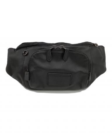 中古・古着通販】COACH (コーチ) トラック ベルト バッグ ブラック