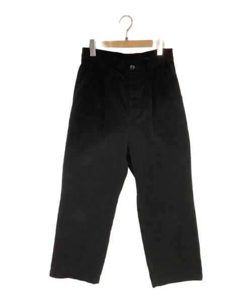 nestrobe confect（ネストローブ コンフェクト）nestrobe confect (ネストローブ コンフェクト) コーデュロイ ワークパンツ ブラック サイズ:3の古着・服飾アイテム