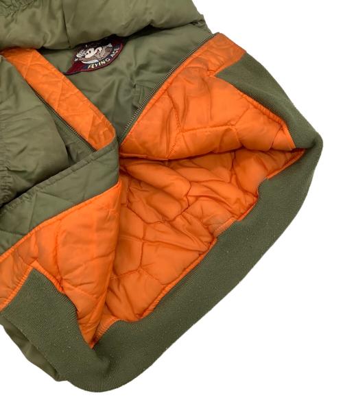 DISNEY（ディズニー）DISNEY (ディズニー) MA-1ジャケット カーキ サイズ:L（実寸値をご確認下さい）の古着・服飾アイテム