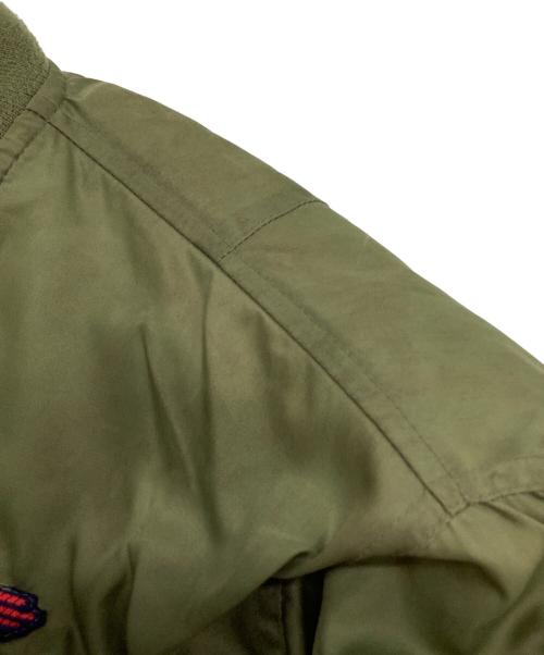 DISNEY（ディズニー）DISNEY (ディズニー) MA-1ジャケット カーキ サイズ:L（実寸値をご確認下さい）の古着・服飾アイテム