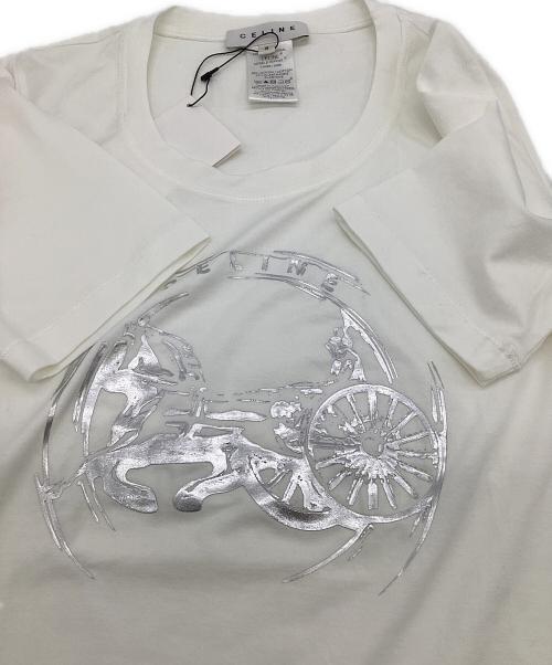 CELINE（セリーヌ）CELINE (セリーヌ) Tシャツ ホワイト サイズ:Ｓの古着・服飾アイテム
