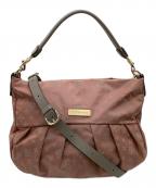 russetラシット）の古着「2WAYバッグ」｜ピンク×グレー