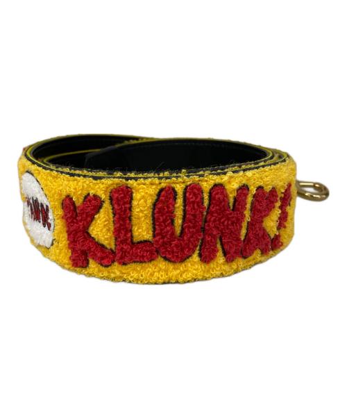 MARC JACOBS（マークジェイコブス）MARC JACOBS (マークジェイコブズ) Chenille Comic Strap Peanuts イエローの古着・服飾アイテム